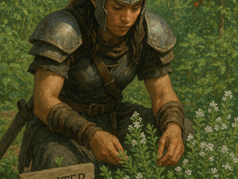 The Fierce Spirit of Savory in the Rage&nbsp;Garden