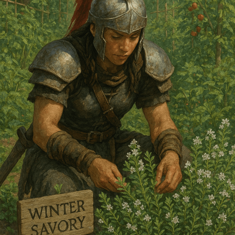 The Fierce Spirit of Savory in the Rage&nbsp;Garden